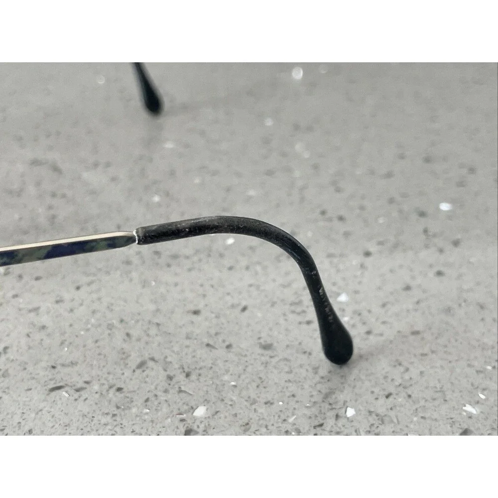 Luxottica 438 Seafoam blue Eyeglasses Frames ONLY Full Rim 54-19-135 Italy